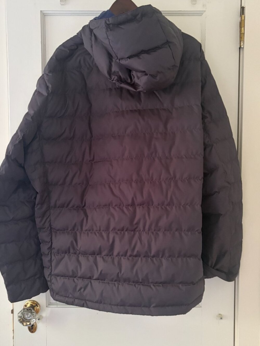 Michael Kors Quilted Down Packable Hooded Puffer Jacket Size XXL Navy Blue - Picture 3 of 9